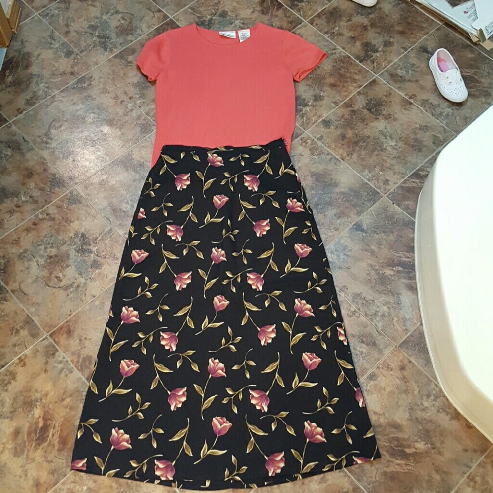 Skirt and shirt