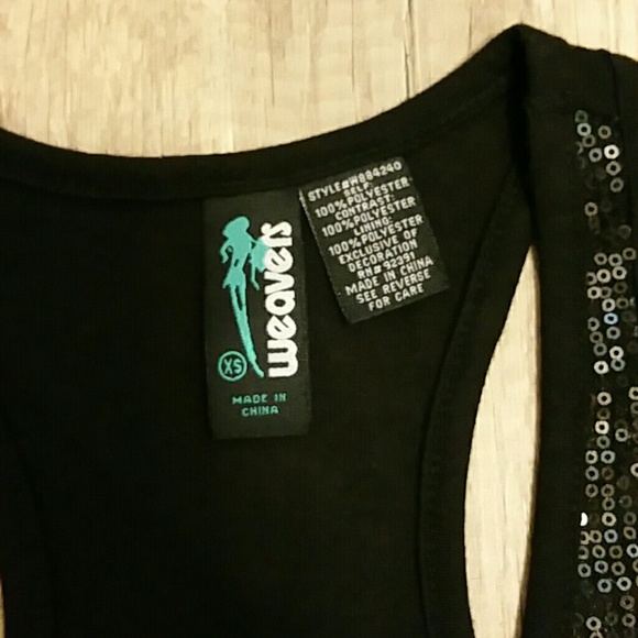 Racerback Sequin Tank Top - Picture 4 of 7