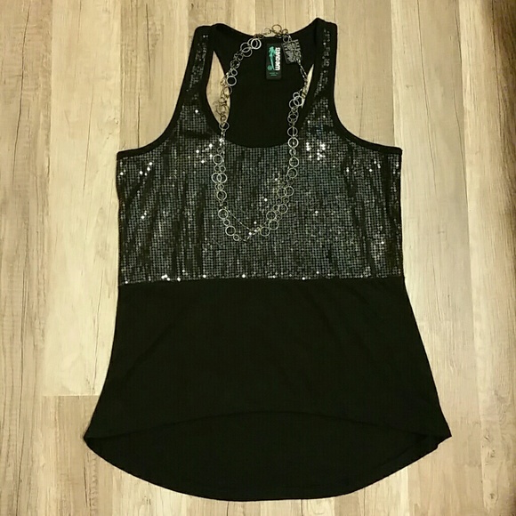 Racerback Sequin Tank Top - Picture 7 of 7