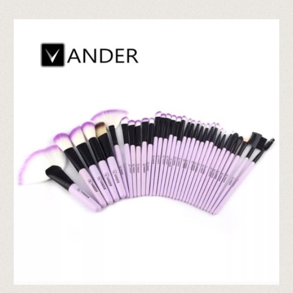 32Pcs Purple Vander Makeup Brushes - Picture 4 of 4