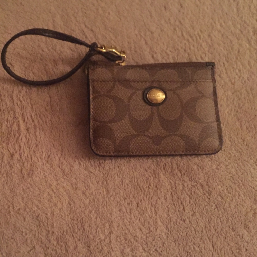 Coach ID card holder wallet