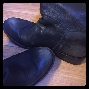 Ash Destroyer Black zip boot Size 38