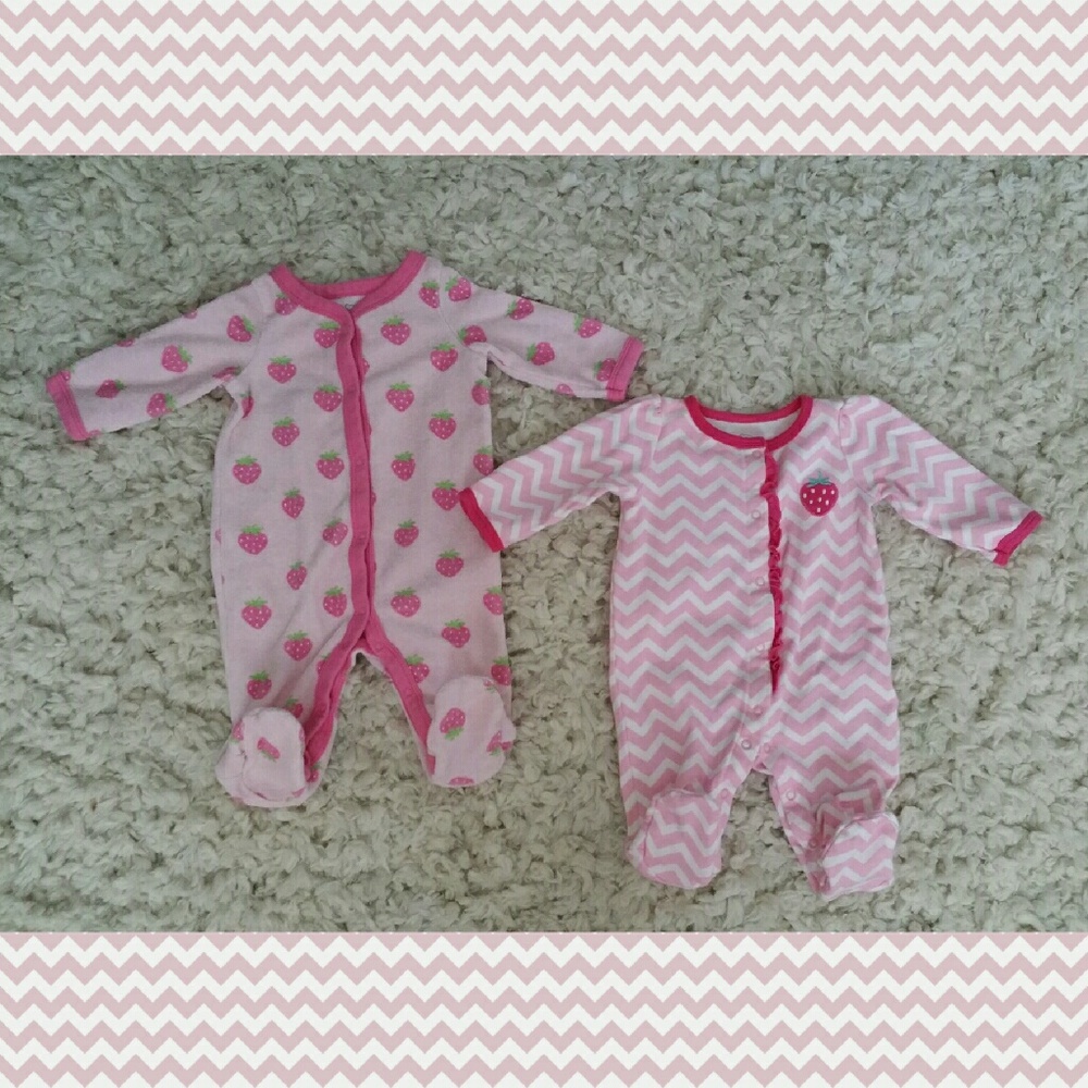 Koala Baby Strawberry Footies