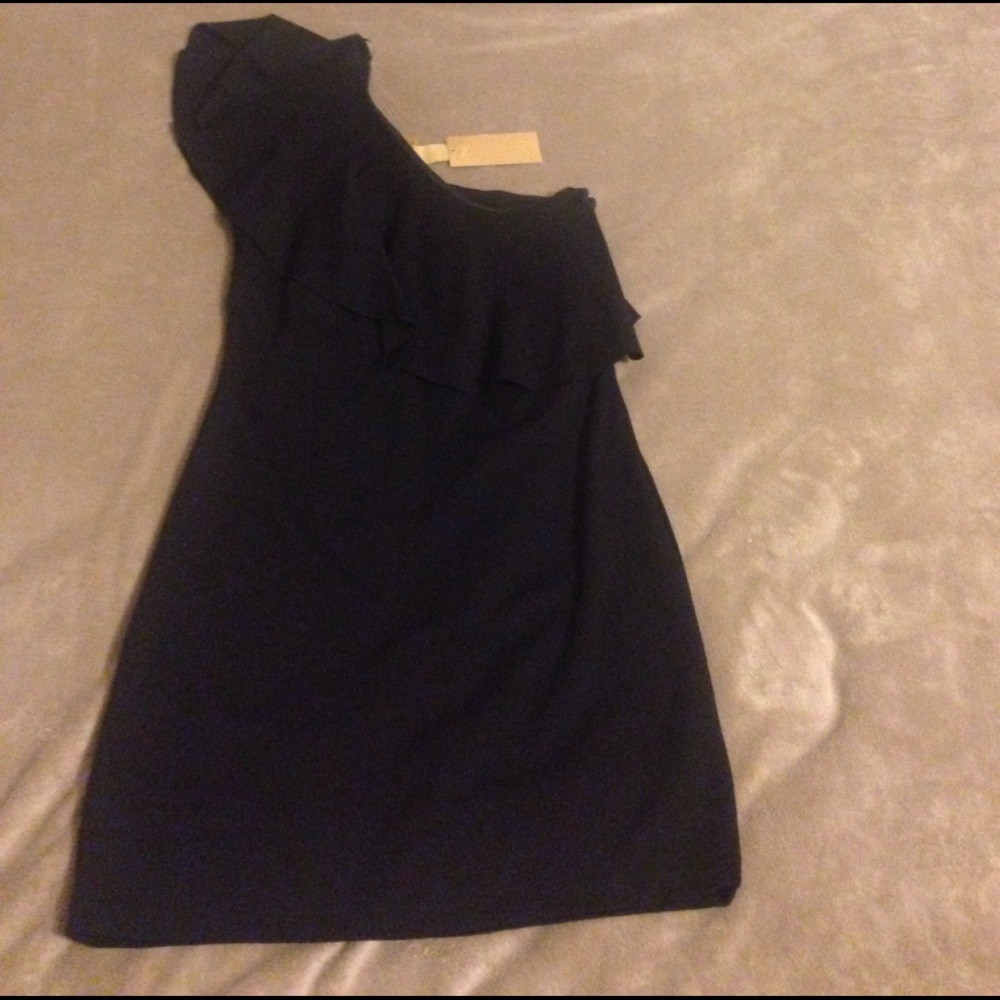 Black mini dress
