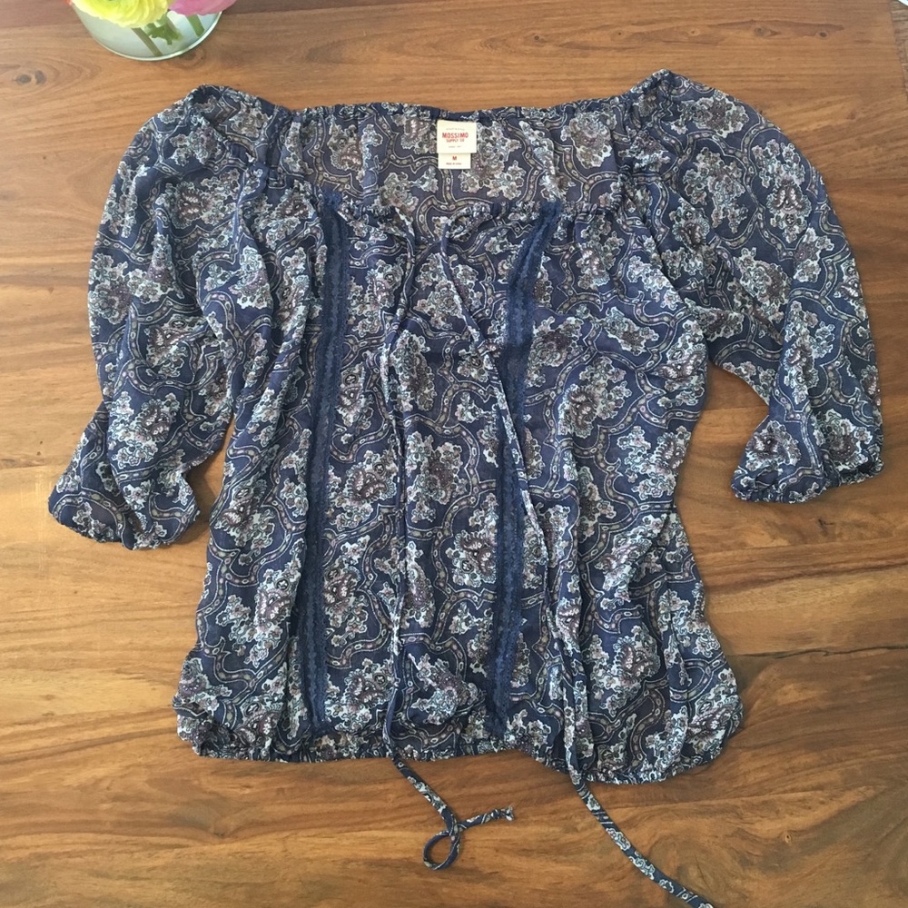 Mossimo supply co boho top