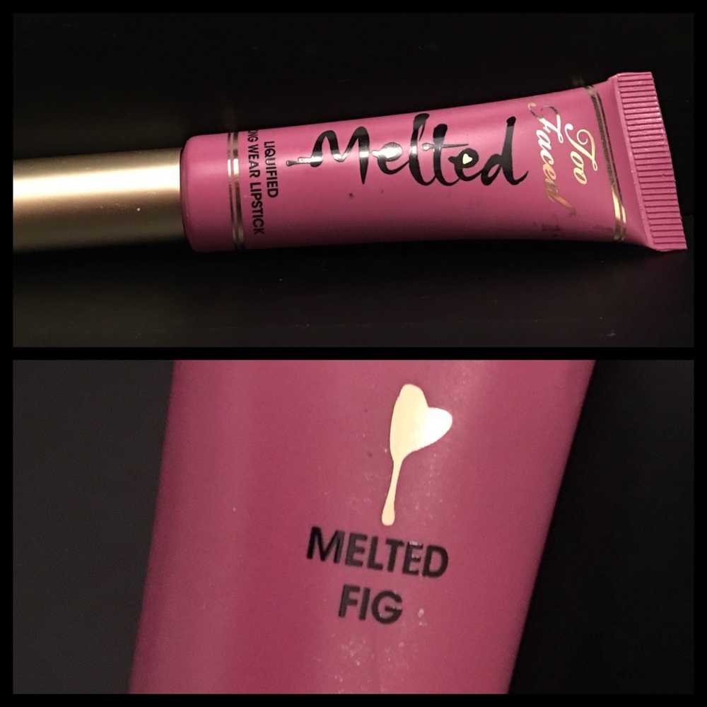 Too Faced Melted Long-Wear Lipstick in Melted Fig