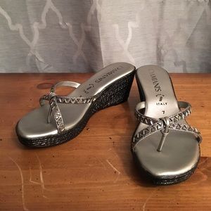 Damiani's Italian sandals size 7