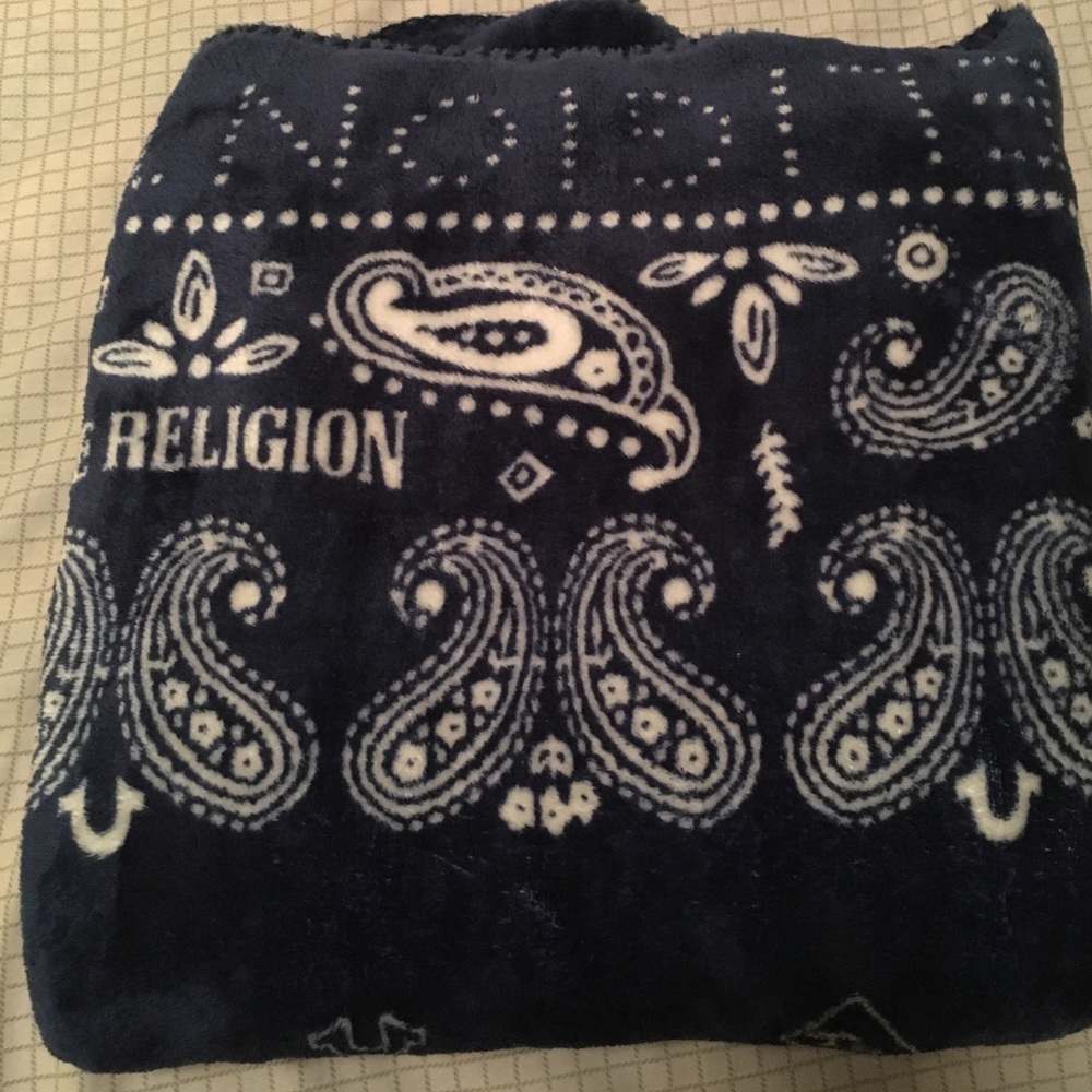 True Religion Blanket.