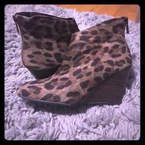 Cheetah print boots