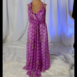 Pretty purple flowing dress
