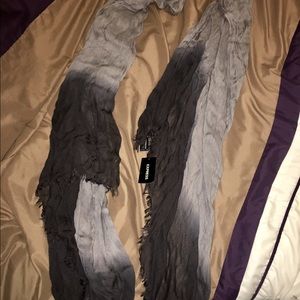 NWT Express black and gray ombré scarf