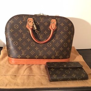 🌹SOLD🌹Authentic Louis Vuitton Alma PM and wallet