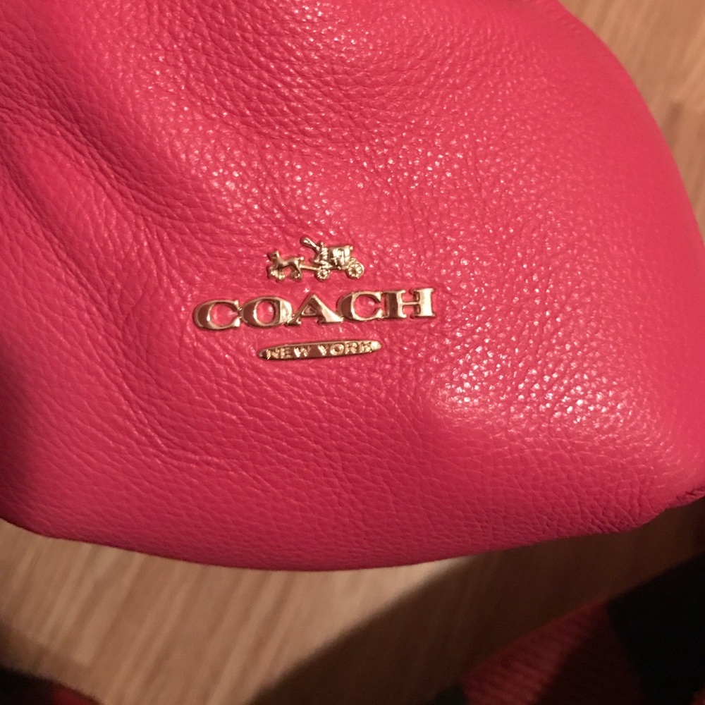 Authentic pink coach purse