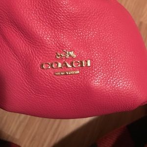 Authentic pink coach purse