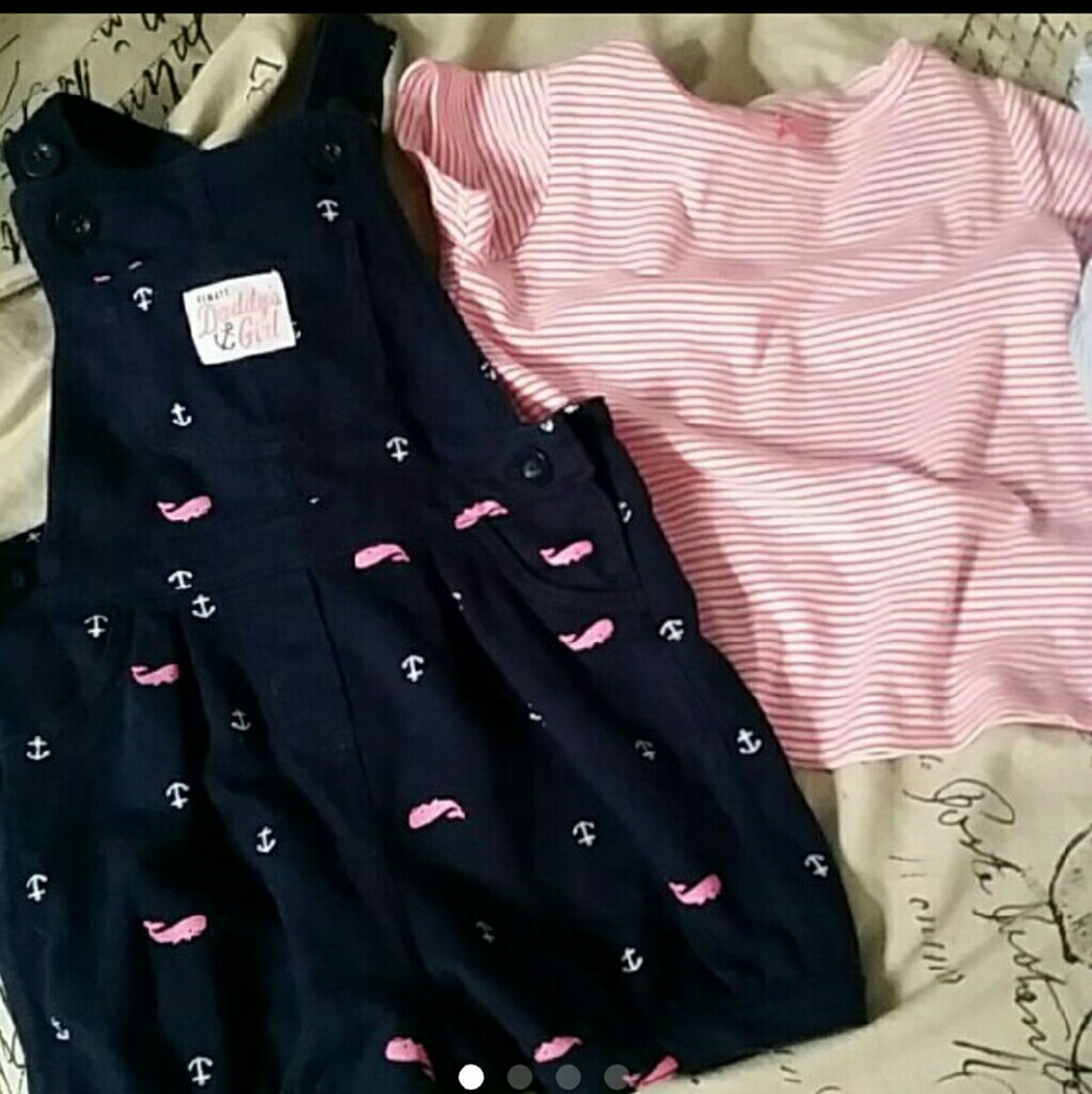 18 month carter's summer girls sets lot