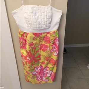 Lilly Pulitzer strapless dress Size 6