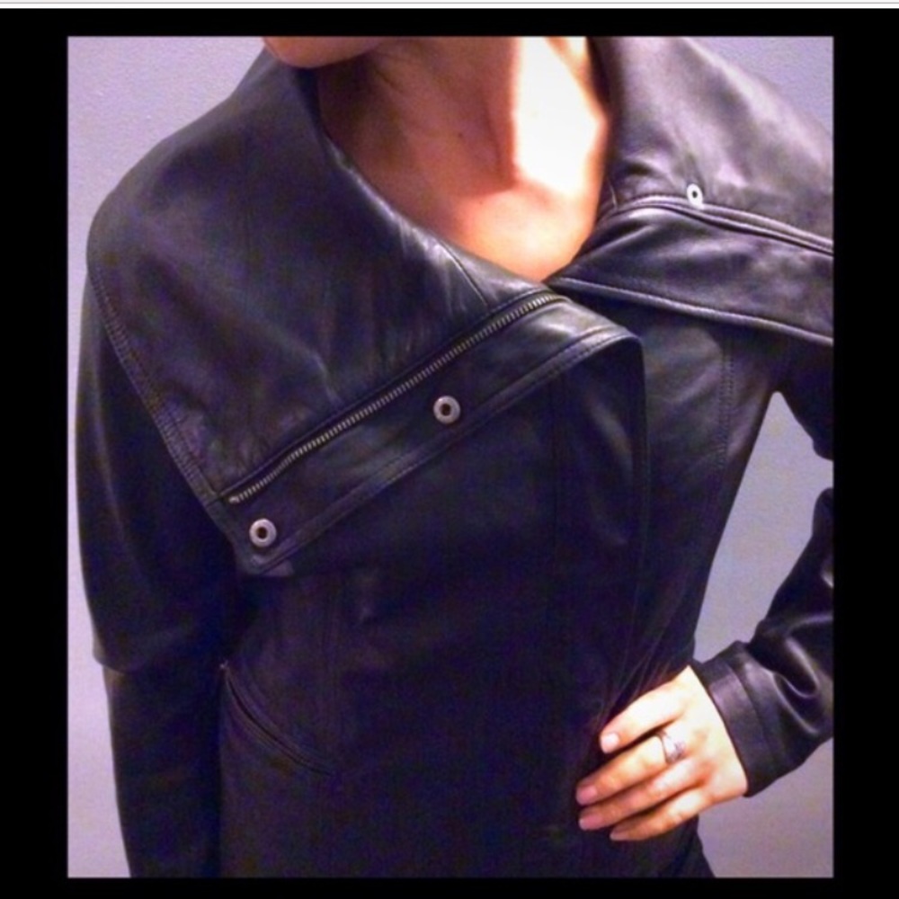vince leather jacket!