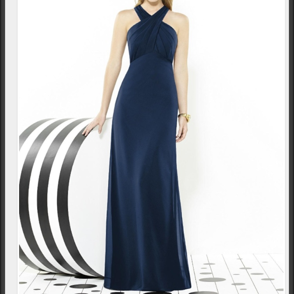 After Six navy formal gown size 10