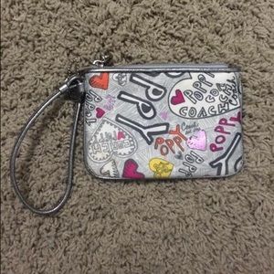 Coach poppy wristlet