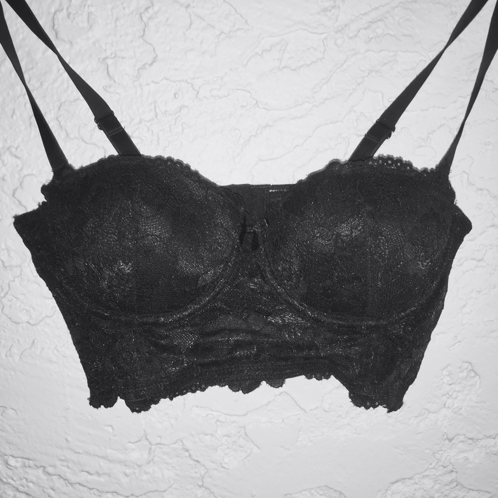 H&M Sexy Black Lace Bustier