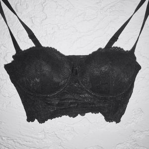 H&M Sexy Black Lace Bustier