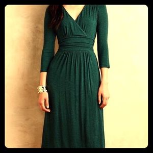 Anthropologie Maeve Hunter Green Dress