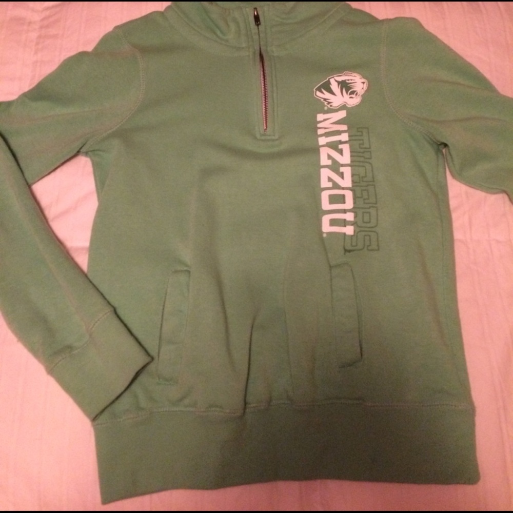 Mizzou quarter zip hoodie