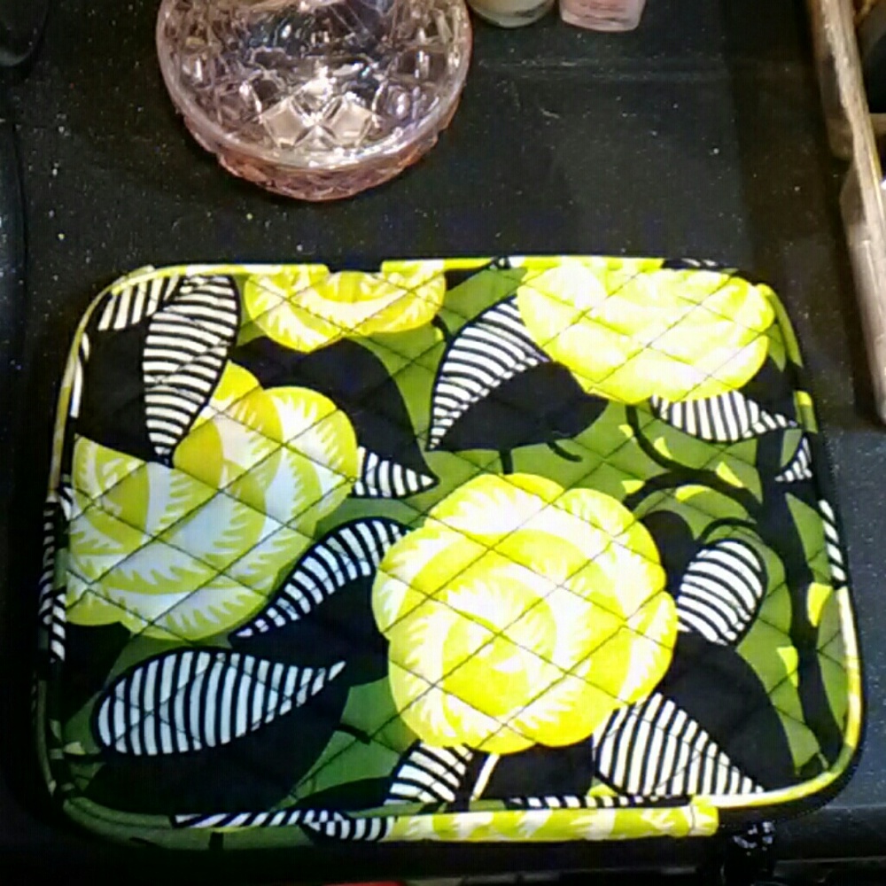 Vera Bradley notepad, ipad case.