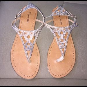 Jeweled sandals
