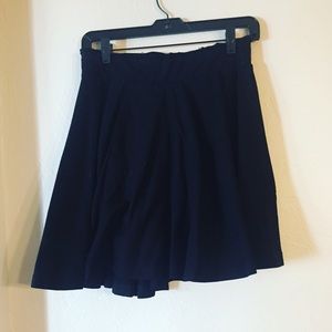 Black skater skirt