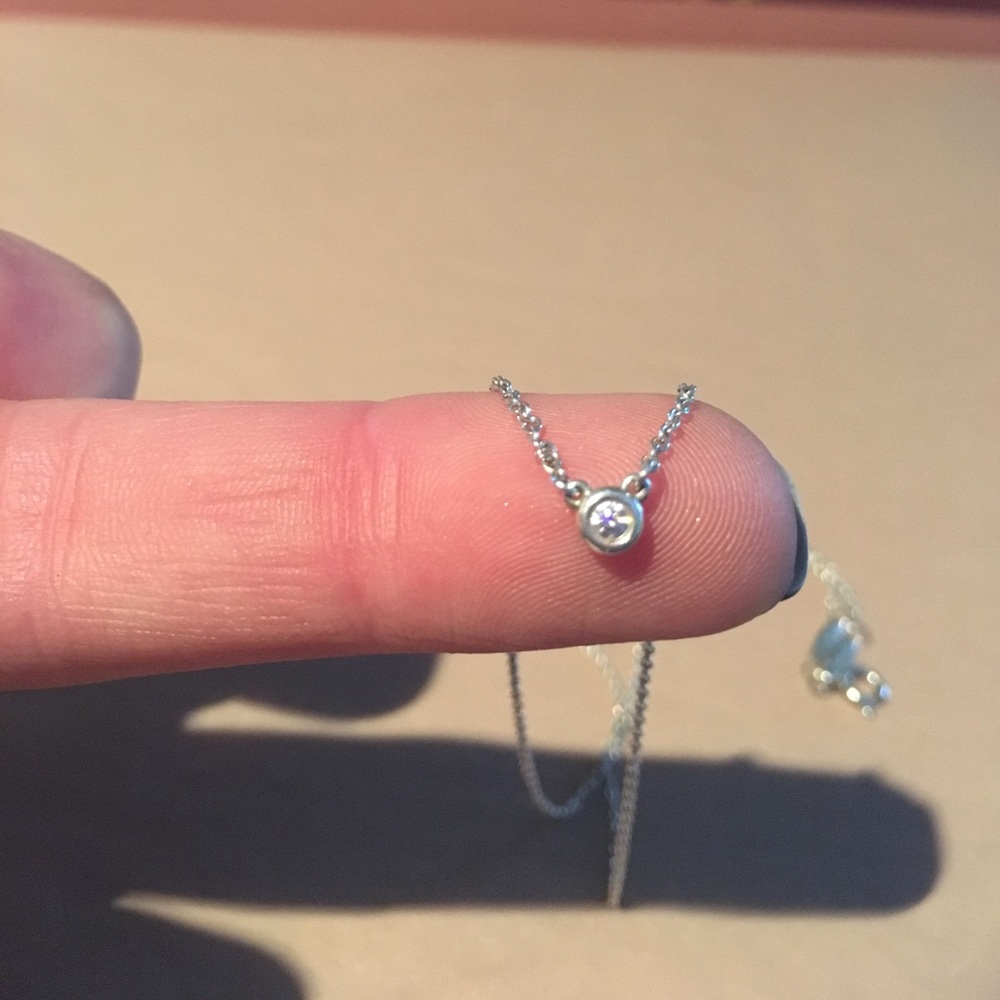 Tiffany & Co diamonds by the yard necklace