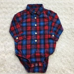 Oshkosh B'gosh Plaid Bodysuit