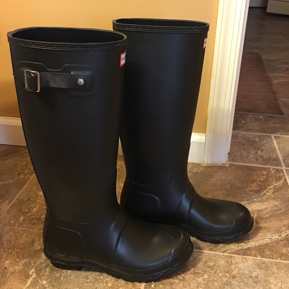 Hunter Boots black size 7
