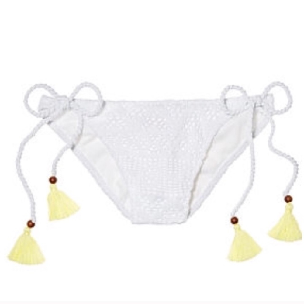 NWT white crochet VS bottoms