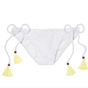 NWT white crochet VS bottoms