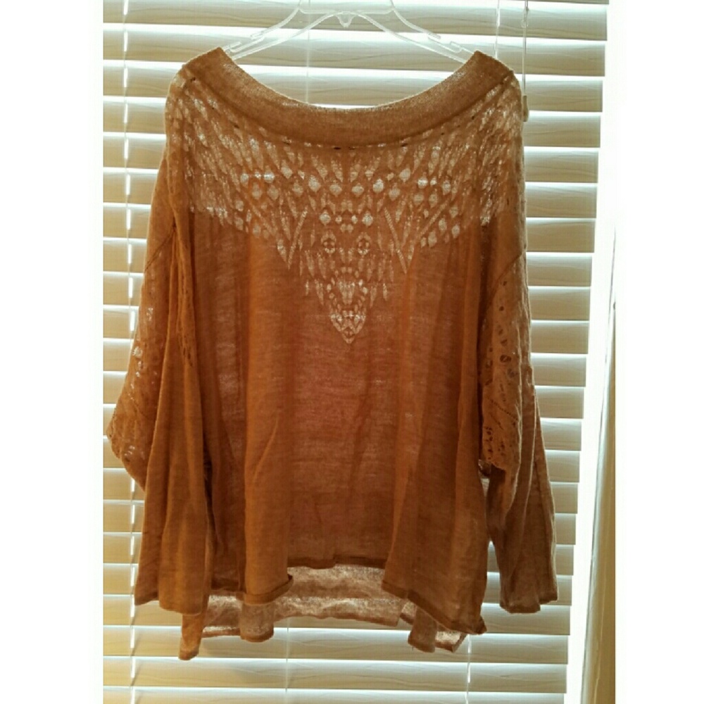 Free People nude sweater