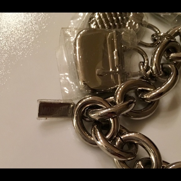 MOSCHINO 'Hours & Minutes' Charm Bracelet - Picture 3 of 4