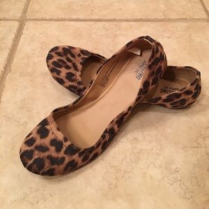 Mossimo Leopard Print Ballet Flats