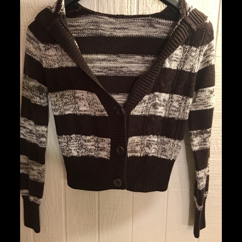 Hooded Knit Sweater