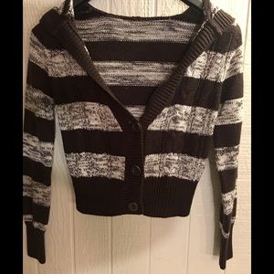Hooded Knit Sweater