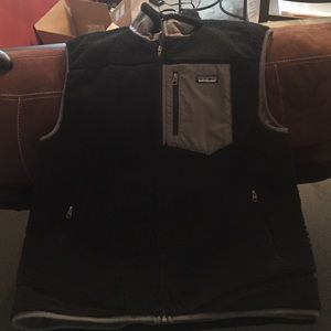 Patagonia retro x vest in black