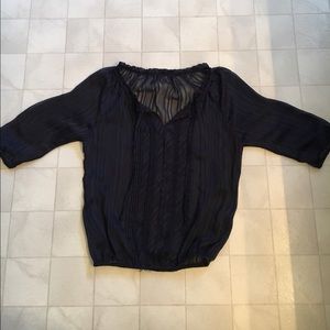 Express Navy Blouse