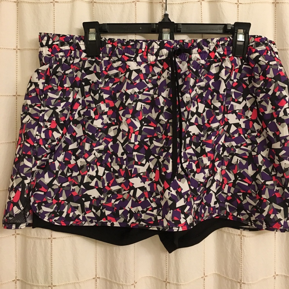 BNWT athletic shorts with attached spandex