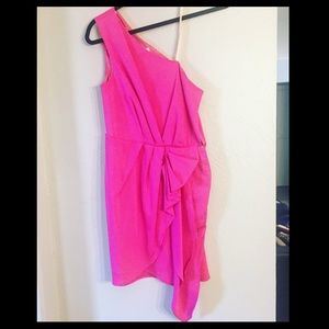 Hot pink one should dress