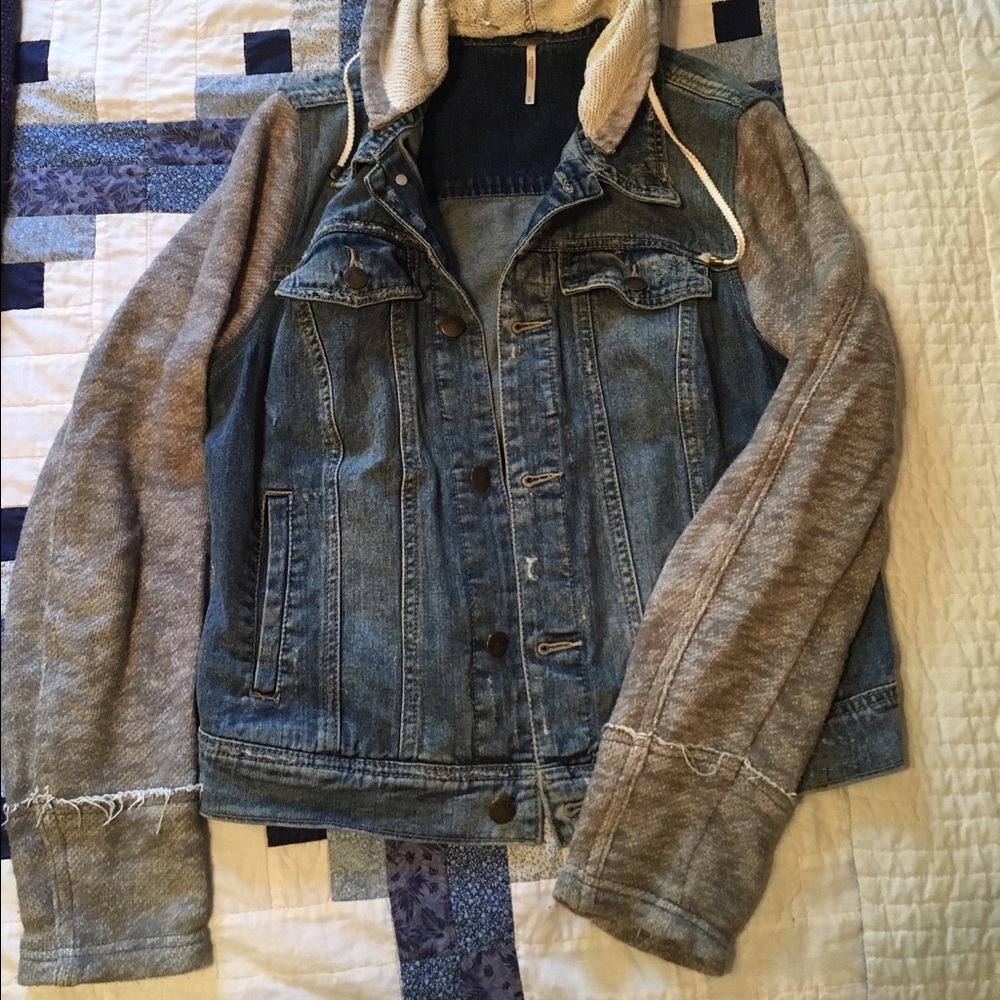 Free people denim jacket Medium