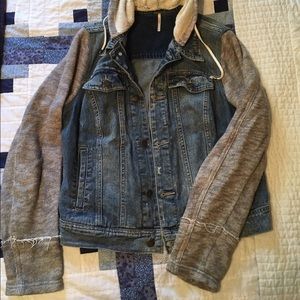 Free people denim jacket Medium
