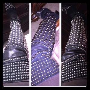 Jefferey Campbell thigh boots
