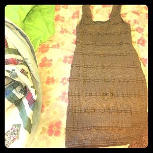 ruffle layered basic dress