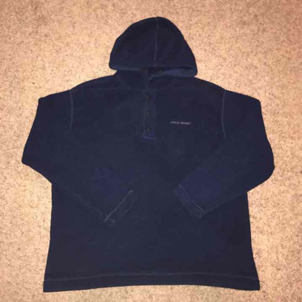 Vintage 90s Polo Sport fleece hoodie