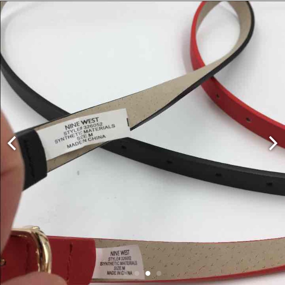 Set of 2 Nine West belts NWT